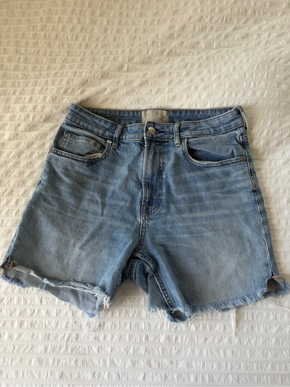 Everlane denim shorts